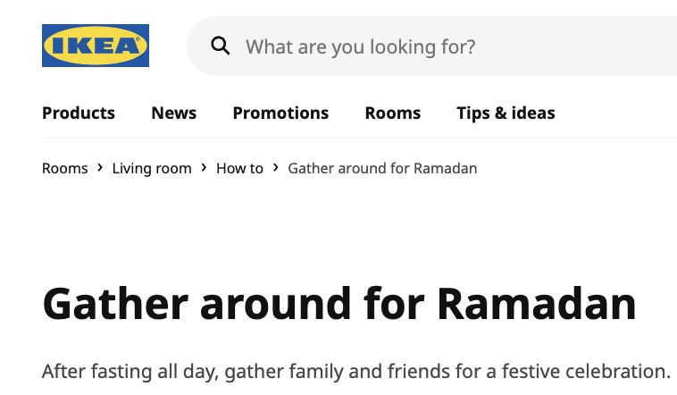 GOKVÄLLÅ IKEA ramadan Portugal