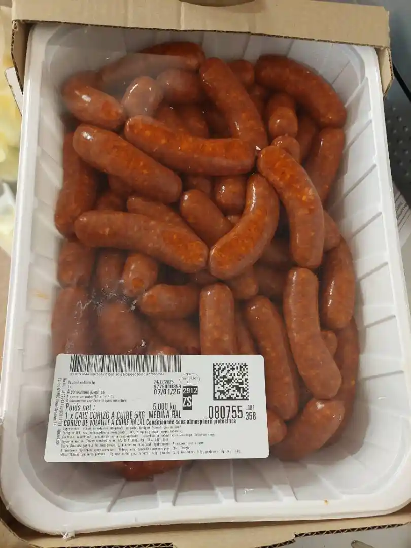 Salmonelle - Rappel produit Corizo de volaille à cuire ID'halal