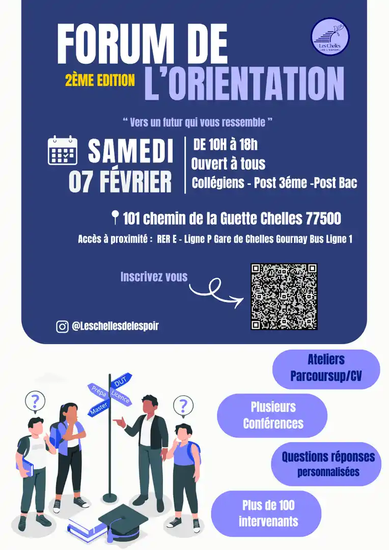 Forum de l'orientation à Chelles, 7 février 2026 Forum de l'orientation à Chelles, 7 février 2026