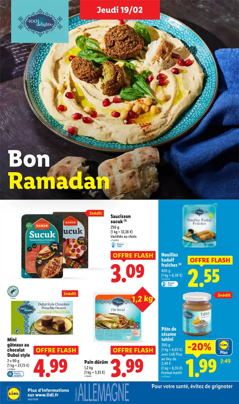catalogue ramadan 2026 Lidl bon ramadan catalogue ramadan 2026 Lidl saveurs de l'Orient