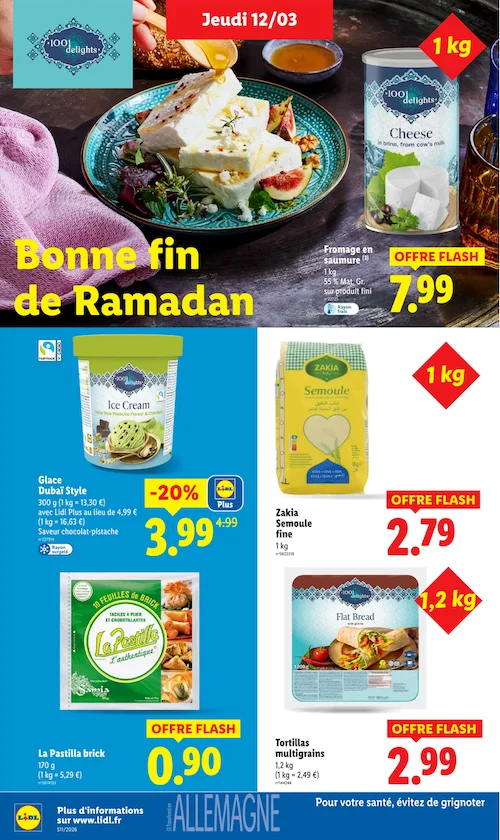 catalogue ramadan 2026 Lidl saveurs de l'Orient catalogue ramadan 2026 Lidl saveurs de l'Orient