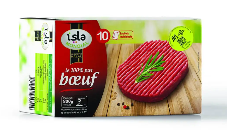 Steak haché 100 % pur bœuf Isla Mondial