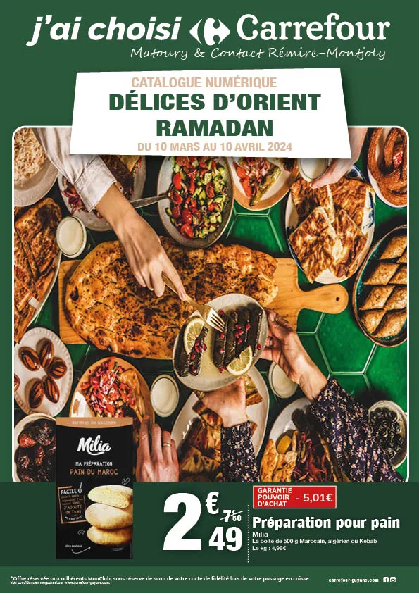 catalogue ramadan Carrefour Guyane