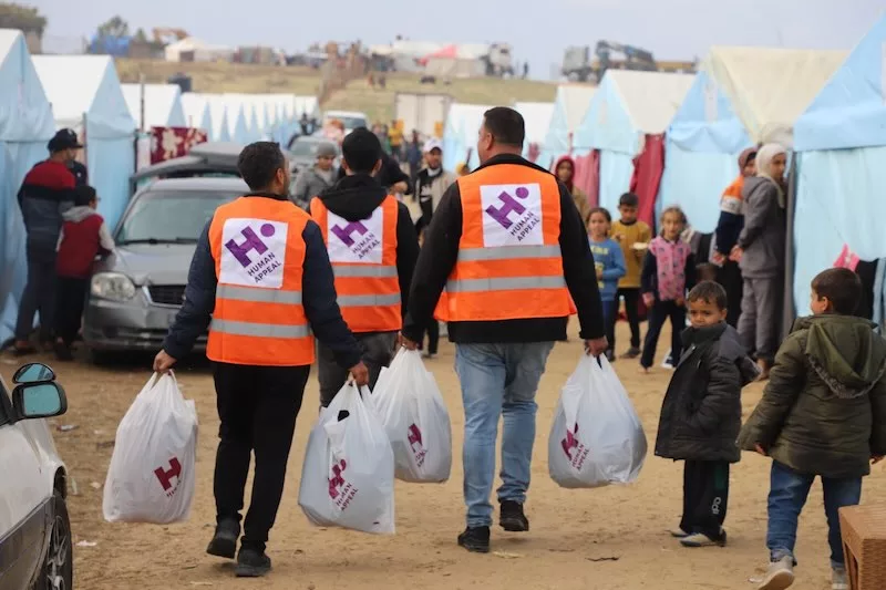 Distribution de colis alimentaire à Gaza, Human Appeal