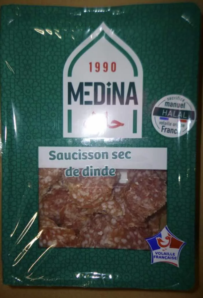Listeria - Rappel produit Rondelle de saucisson sec de volaille Medina Halal