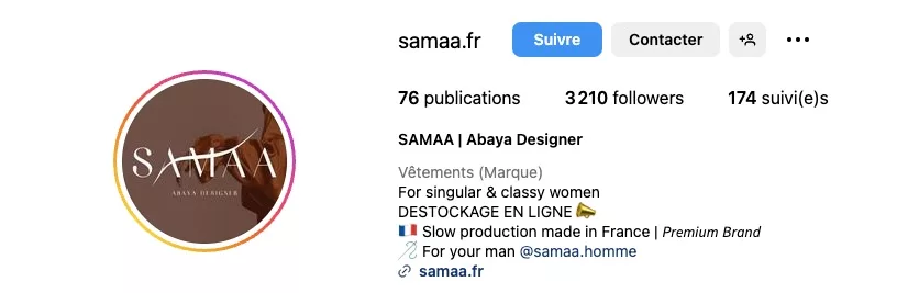 Samaa, prêt-à-porter pour femme musulmane