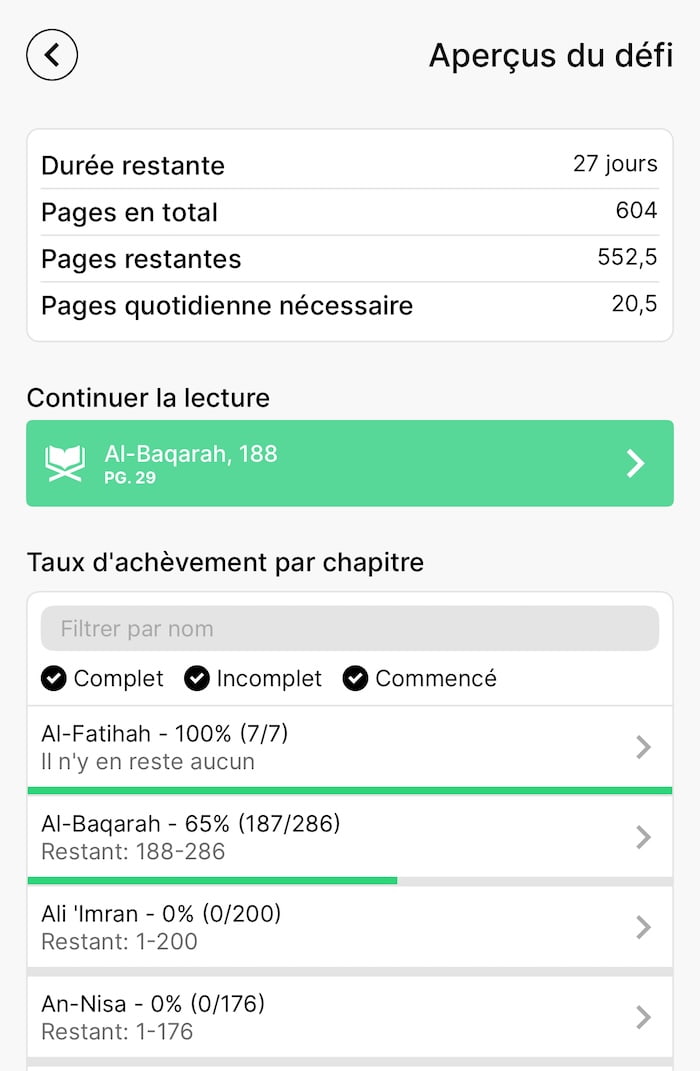 Tarteel : lisez 90 % du Coran, Tarteel offre un exemplaire en votre nom