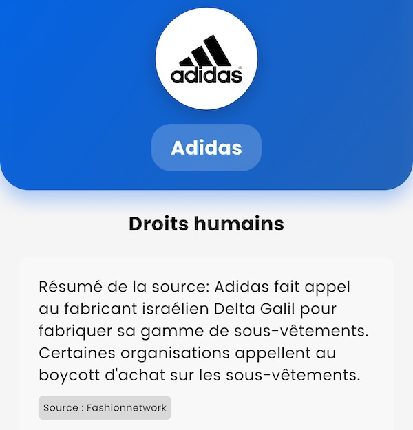 Adidas sur Boycott X