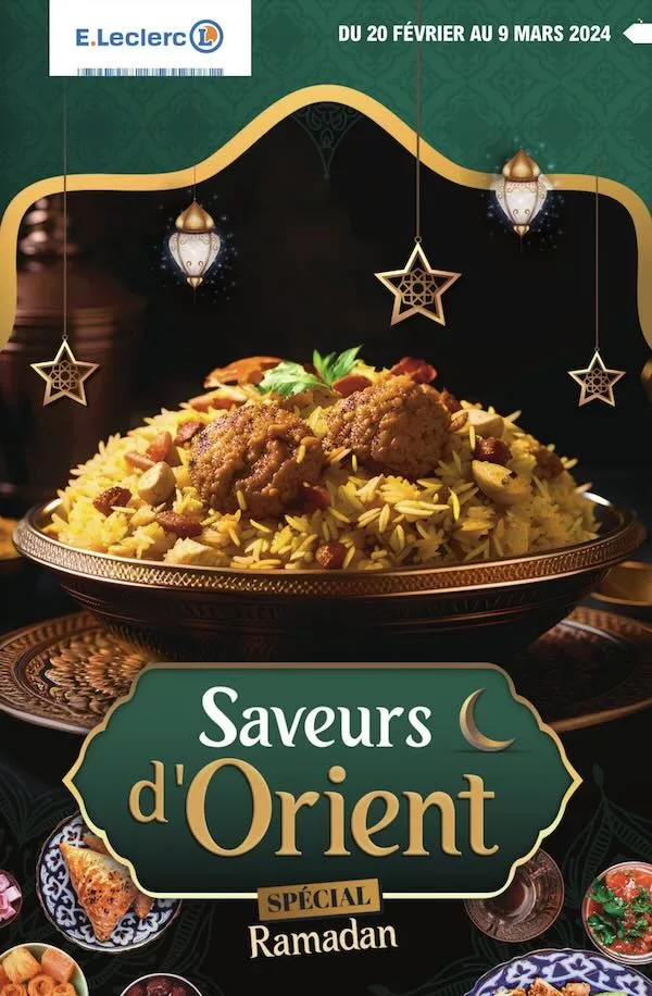 catalogue ramadan 2024 Leclerc saveurs d'Orient