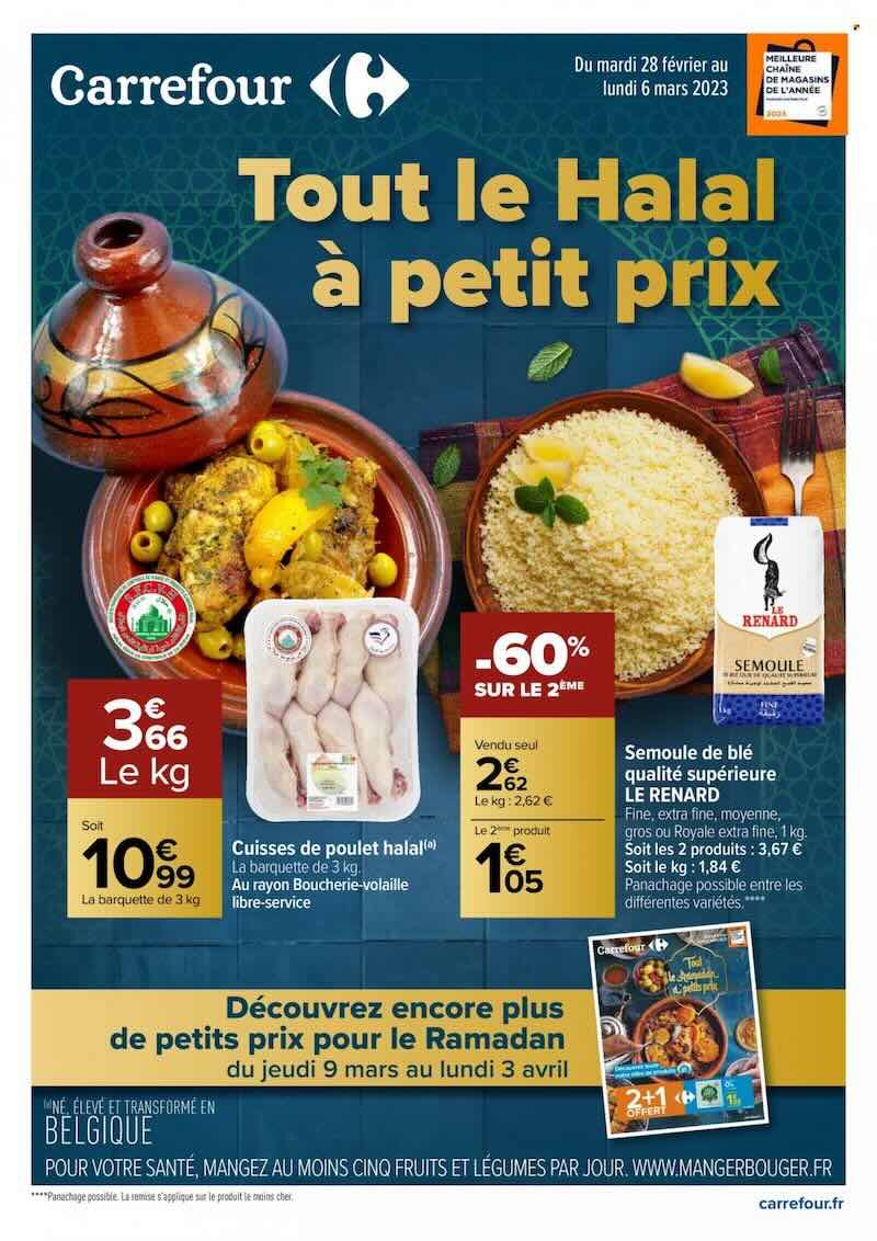 Catalogue Carrefour Tout le halal à petits prix