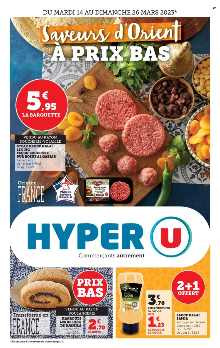 catalogue ramadan 2023 Hyper U saveurs d'Orient à prix bas