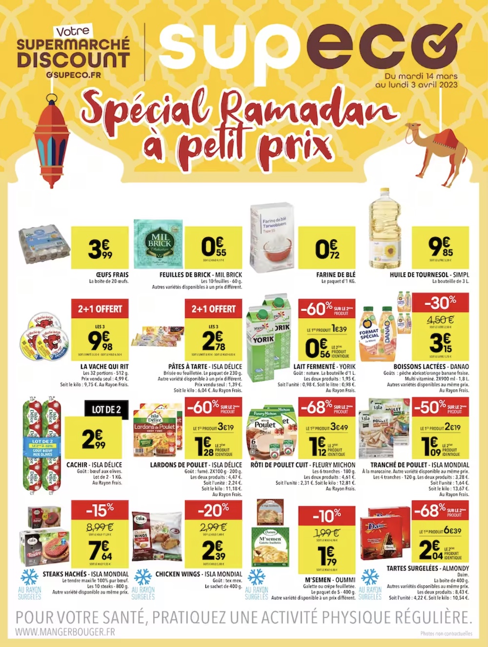 catalogue ramadan 2023 Supeco groupe Carrefour