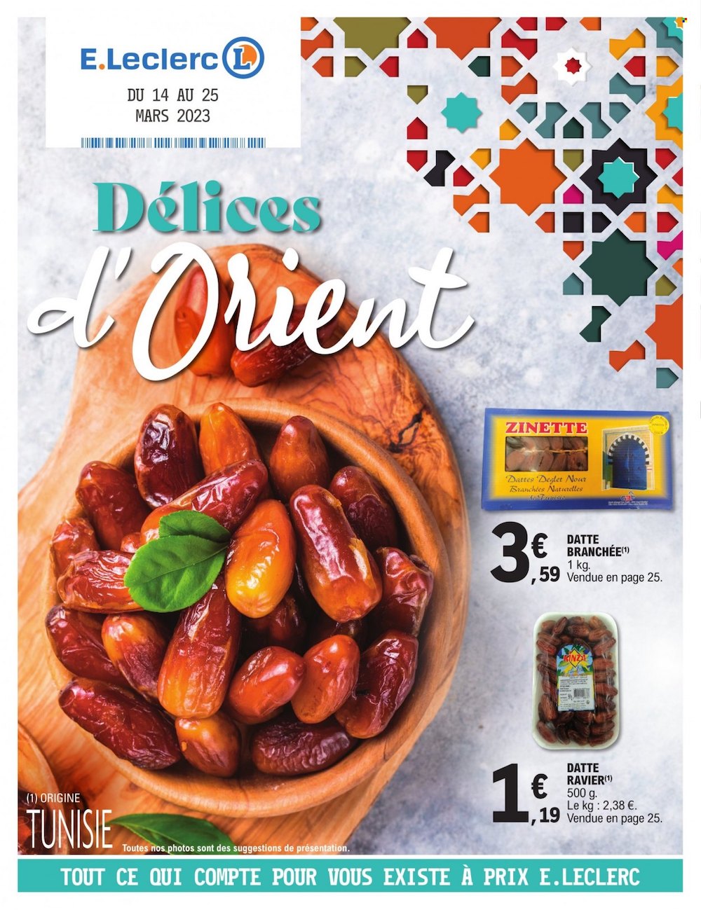 catalogue Leclerc délices d'Orient