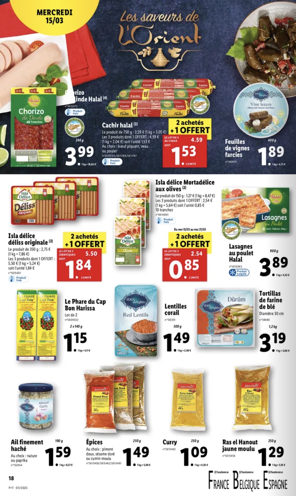 catalogue ramadan 2023 Lidl saveurs de l'Orient