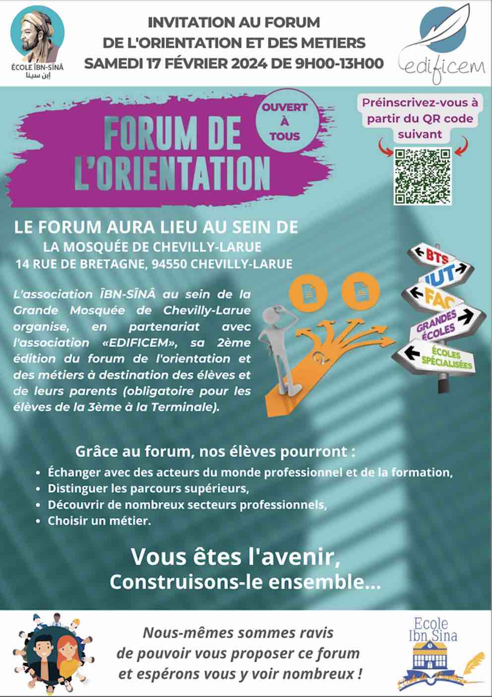 Forum des métiers et de l'orientation Chevilly-Larue