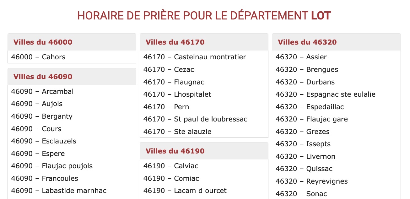 Calendrier du mois de Ramadan - 24 Heures au Bénin