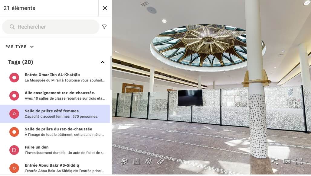 Visitez virtuellement la mosquée Mirail-Toulouse
