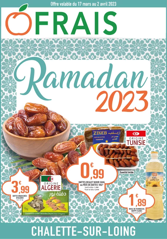 catalogue ramadan 2023 O'Frais Châlette-sur-Loing 